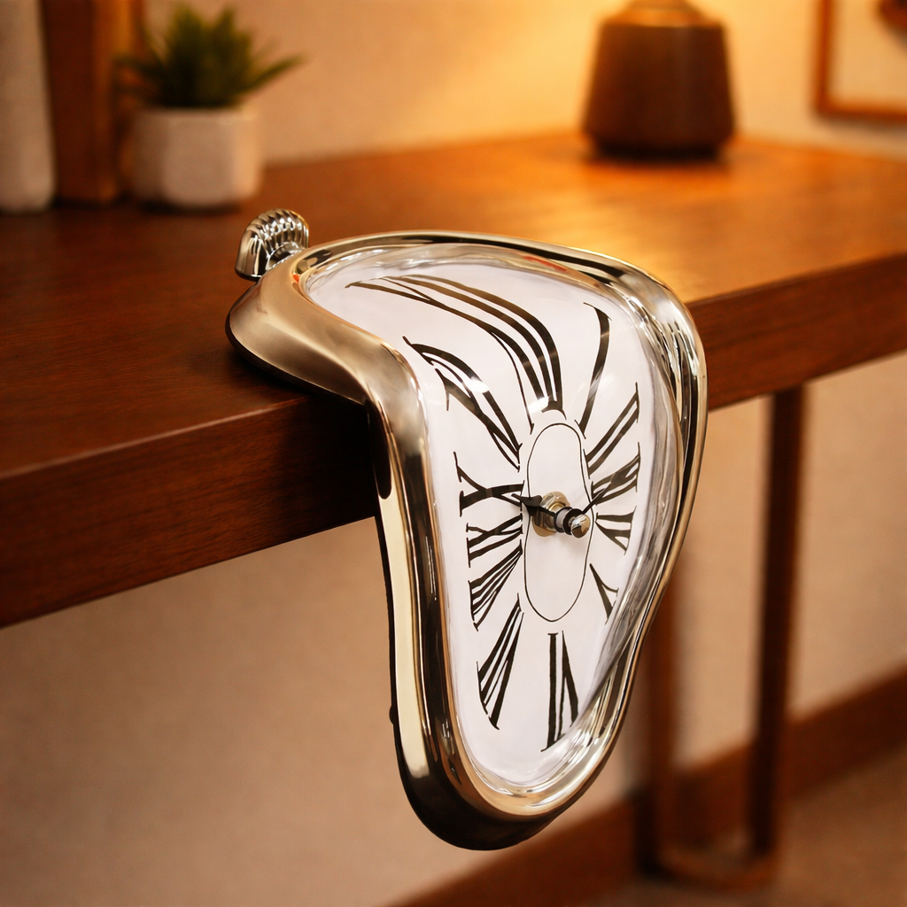 Dali-Inspired Melting Clock
